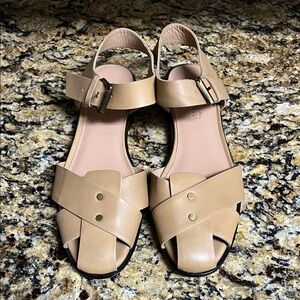 Madewell Tan Leather Sandals
